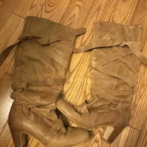 Tan Real Leather boots